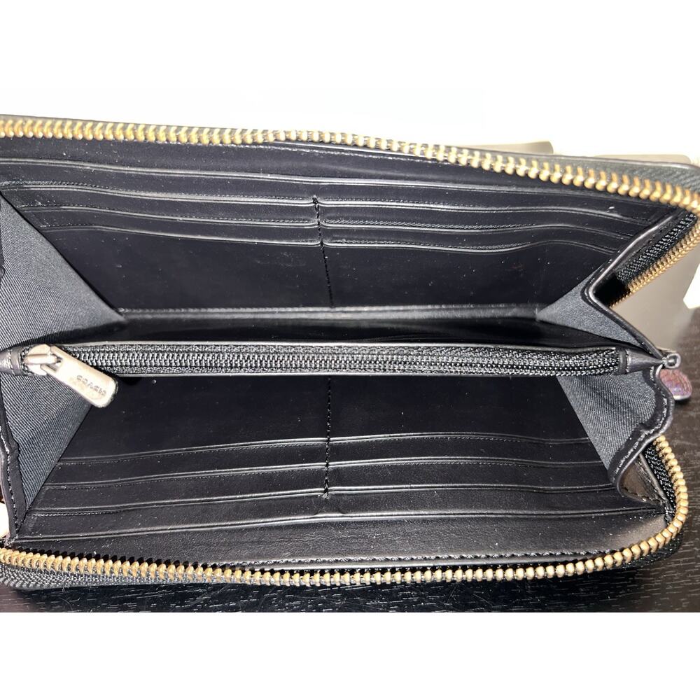 Coach Hologram Leather Open City Tote & Wallet Color Shifting Oil Slick F22550 - Picture 16 of 16